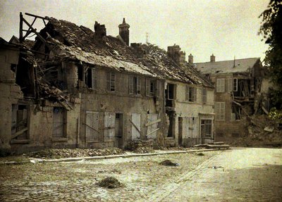 Vue des ruines, Soissons, Aisne, France, 1917 - Fernand Cuville